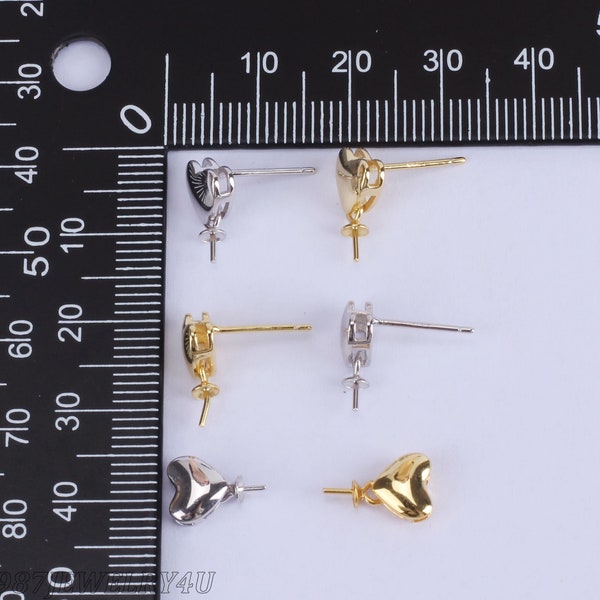 Wholesale Pendants and Earrings Charms,Minimalism Fittings,S925 Silver Accessories,Gold/Silver Craft Tools,Blank Pendants,DIY Jewelry-E004