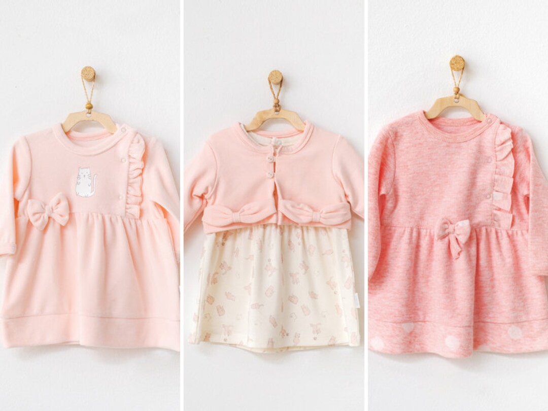 Polka Dot Baby Dress Baby Girl Outfit Baby Birthday Dress Etsy