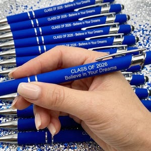 Aangepaste pennen, aangepaste zakelijke pennen, afstudeercadeau Bulk aangepaste pennen, promotionele pennen, aangepaste balpennen, 2026 Grads