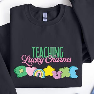 Teacher Lucky Charms, PNG pdf, Digital Download, Cricut, Silhouette, DIY projects, St Patricks Day School, Teacher St Patricks Day Shirt
