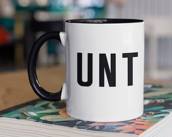 Punny Offensive C-UNT Tasse | Geschenkideen für Geschwister, Freunde, Kollegen | Lustig | Gag Geschenke | Handgemachte Einzigartige Ideen |