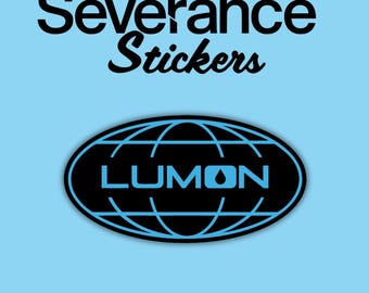 Severance Stickers, Lumon Stickers, Lumon UV DTF Stickers, Severance UV Dtf Stickers, Lumon Industries, severance decal