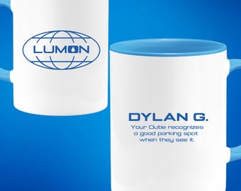 Severance Mug Lumon Mug Employee of the Month Personalized Mugs Industries TV Show Logo Custom Gift for Friends Coworkers Fans Innie Outie