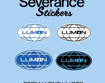 Severance Stickers, Lumon Stickers, Lumon UV DTF Stickers, Severance UV Dtf Stickers, Lumon Industries, severance decal