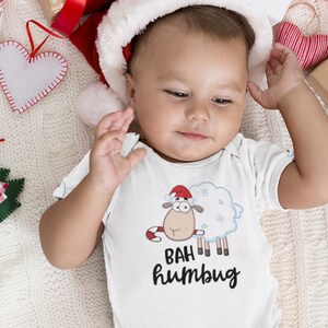 Bah Humbug! Funny Baby Christmas Onesie