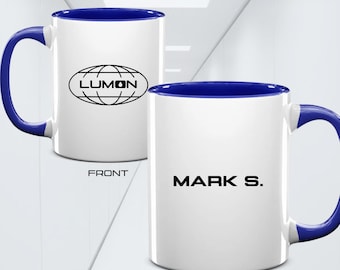 Severance Mug Lumon Mug Employee of the Month Personalized Mugs Industries TV Show Logo Custom Gift for Friends Coworkers Fans Innie Outtie
