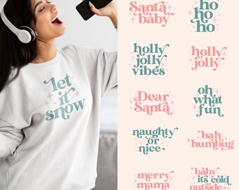Christmas SVG, Christmas Phrases, Cute Christmas SVG, Christmas Digital Download, Christmas Sweatshirt SVG, Christmas bundle svg