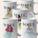Rapunzel, Belle, Ariel, Cinderella, Sleeping Beauty, Elsa, Anna, Jasmin, Snow White, Tiana Vogue Disney Princess Mug Girl Teen Birthday 