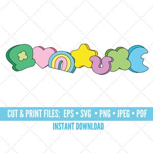 Lucky Charms SVG Bundle, St. Patrick’s Day Clipart, Shamrock Rainbow Cut File, Cricut & Silhouette, Digital Download, EPS PNG Pdf