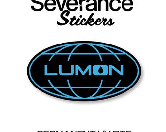 Severance Stickers, Lumon Stickers, Lumon UV DTF Stickers, Severance UV Dtf Stickers, Lumon Industries, severance decal