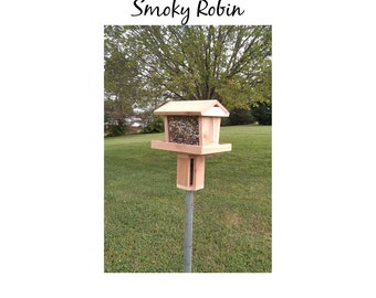 Cedar Bird Feeder Handmade garden bird feeder | wood bird feeder