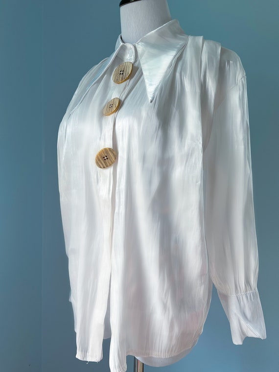 Vintage Blouse, white blouse - image 2