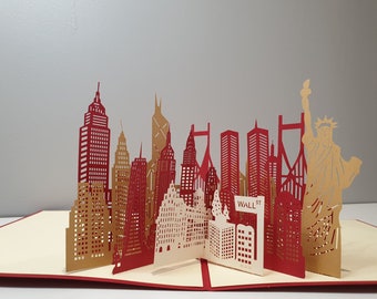 New York City 3D Pop Up Card For Any Occasion