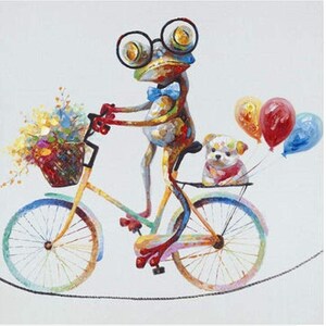 frog bike paint plasters