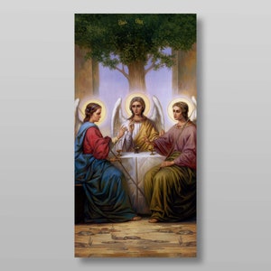 The Holy Trinity download digital file for printing Orthodox icon.