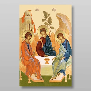 The Holy Trinity download digital file for printing Orthodox icon.