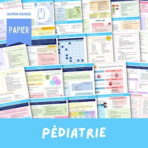 Ficha de estudio: Pediatría | enfermería, estudio de enfermería, ciencia de enfermería, ifsi, guía de estudio