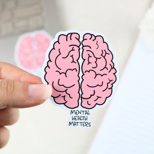 mental health matters sticker | nursing sticker, medical sticker, nurse gift, mental health, medicine,