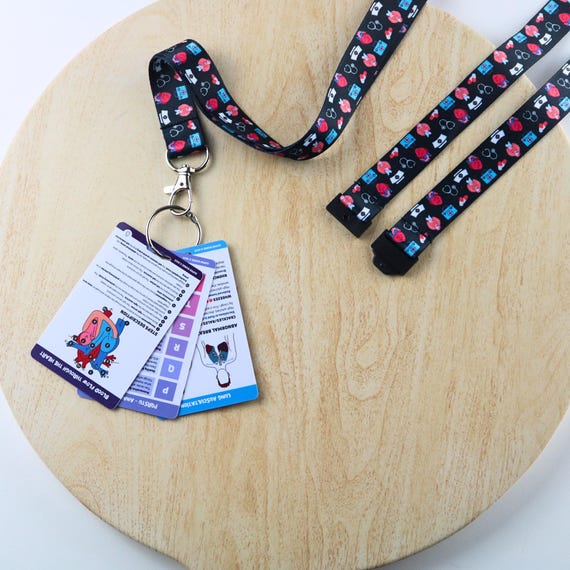 2 stuks gevlochten lederen badge lanyard, verstelbare PU lederen nek lanyard badge nekband met metalen karabijnhaak voor ID-badgehouder, telefoon, sleutel, portemonnee, bruin