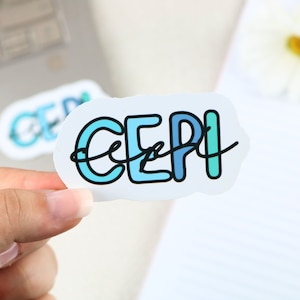 CEPI sticker, nursing sticker, nursing student, nurse gift, nurse sticker, future nurse,