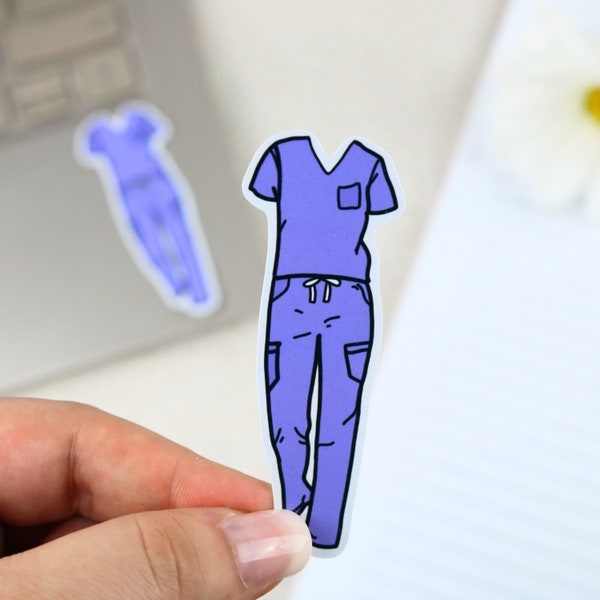 Medical Uniform Sticker | nursing sticker, medical sticker, nurse gift, nurse sticker, medicine, PAB