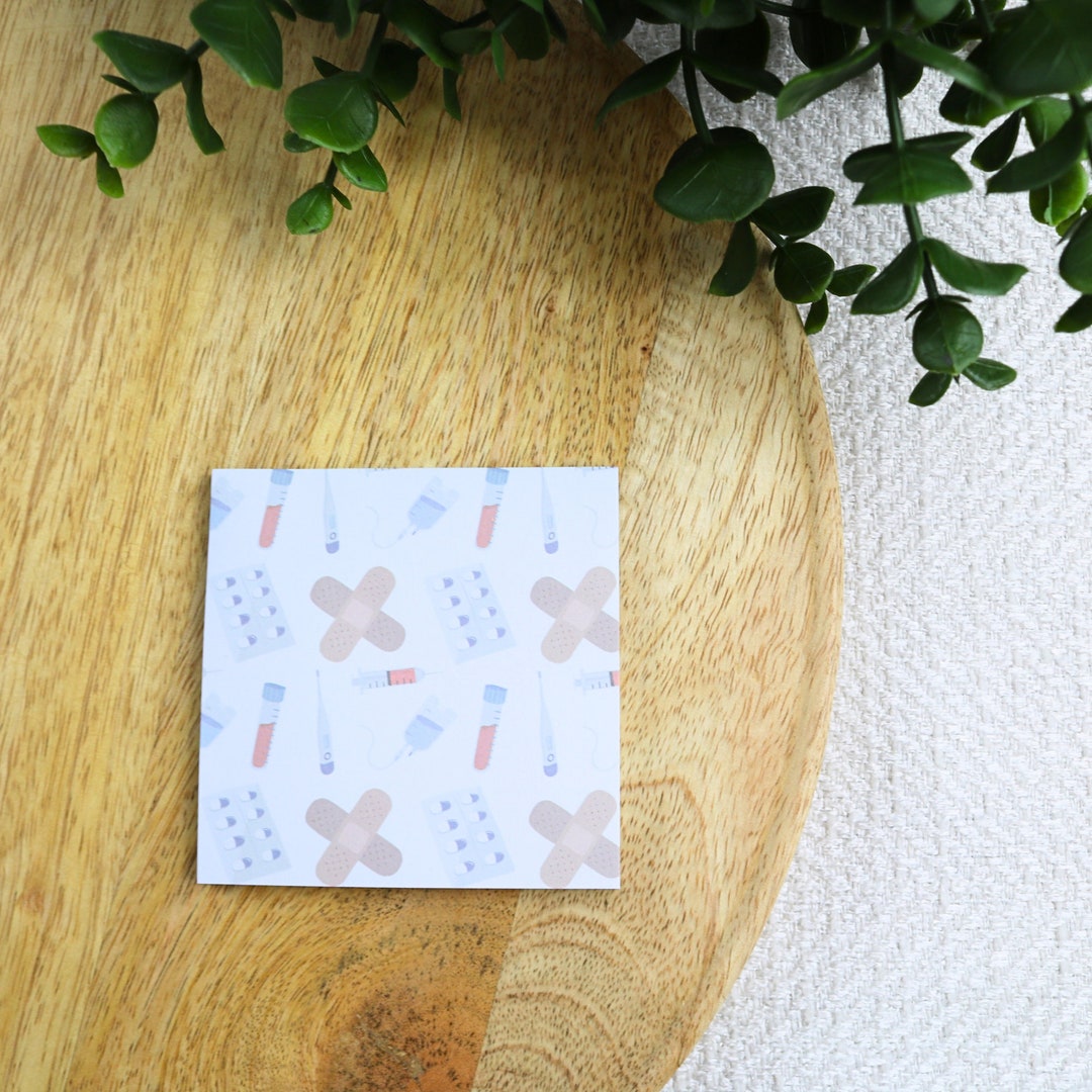 Sticky Note Med Sticky Notes, Notepad, Medical Post-it, Nurse Gift, Doctor Gift ...
