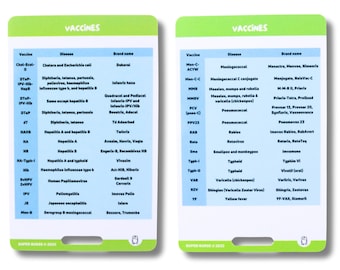 EN Impfstoffe, Markenname, Pflegereferenzkarten, Pflegeausweise, Taschenkarte, Lanyard-Karte, Geschenk für Pflegekräfte, Pflegehinweise