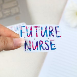 Future Nurse Sticker | nursing sticker, nurse gift, nurse sticker, medicine, nursing student, ifsi