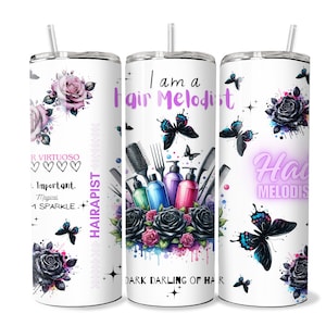 Hair Stylist Tumbler Wrap | Hair Stylist Png | Luxury Beauty 20 Oz Skinny Sublimation Design | Hair Dresser 2,795x2100 px