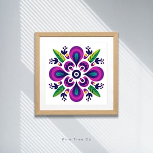 Acuarela nativa floral clipart descarga instantánea uso comercial 2 PNG transparente, 2 archivos JPGRevistas basura artesanales de alta resolución