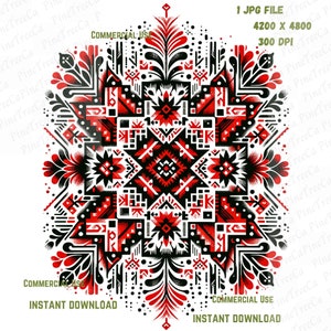 Patrón nativo de acuarela Descarga instantánea Uso comercial 1 JPG Alta resolución 300 ppp Craft Junk Journals