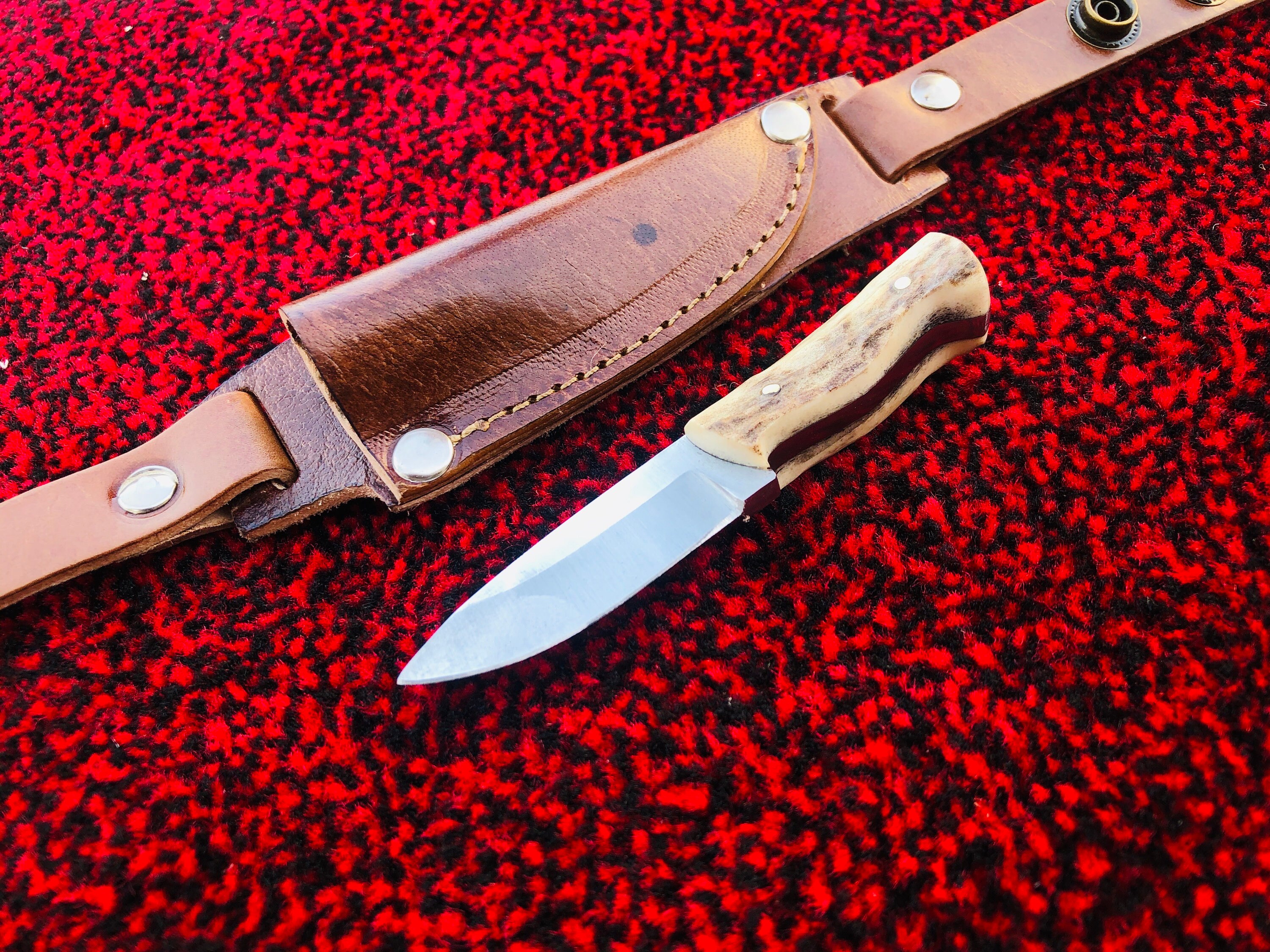 Wrist Knife Custom Handmade High Carbon Steel Knife With Etsy