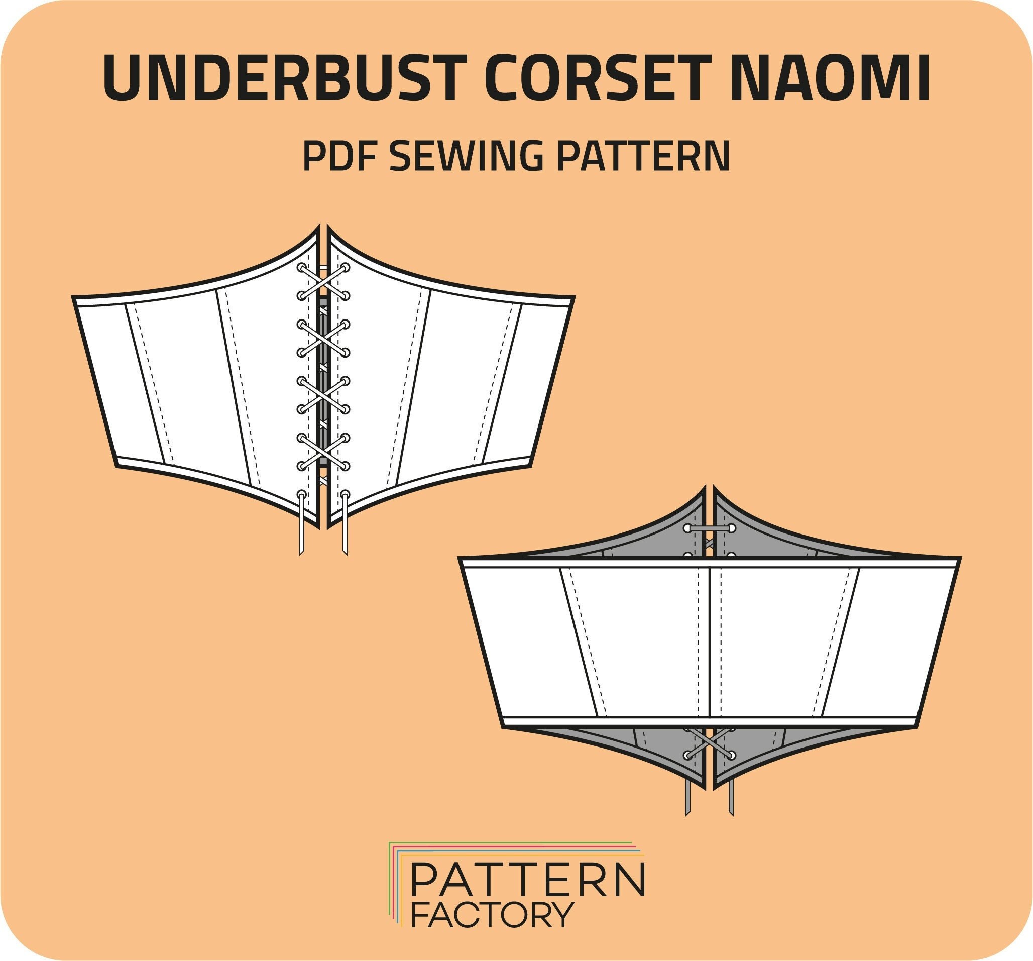 Underbust Corset Pattern Ubicaciondepersonas cdmx gob mx