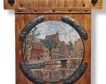 Amsterdam "Mosaic wall art".