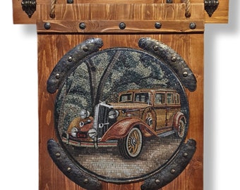 Old car "Mosaic wall art".