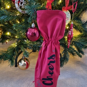 Reusable fabric bottle bag