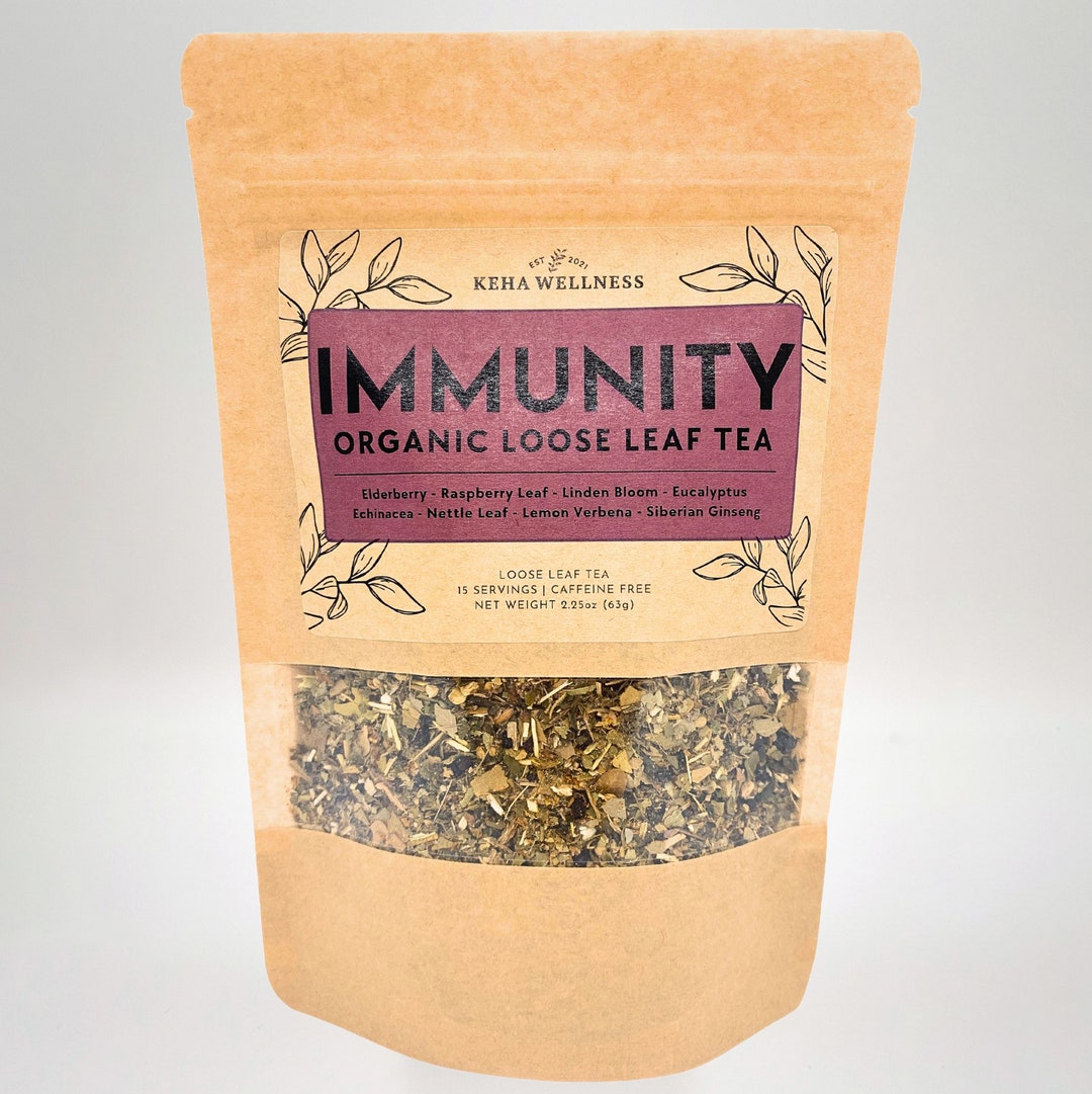 Loose Leaf Immunity Tea 2oz Organic Herbal Tea Immune Boosting Tea