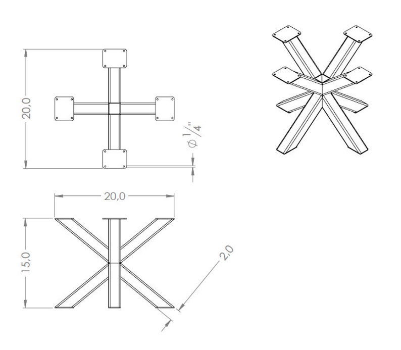 Round Coffee Table Leg Table Legs Etsy