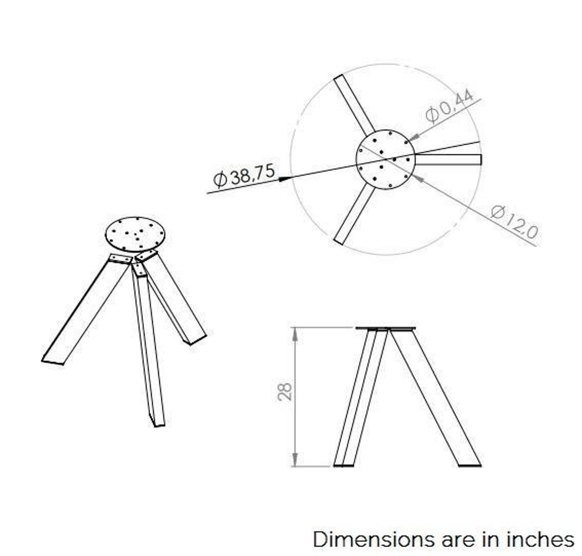Table Legs Round Table Leg Etsy