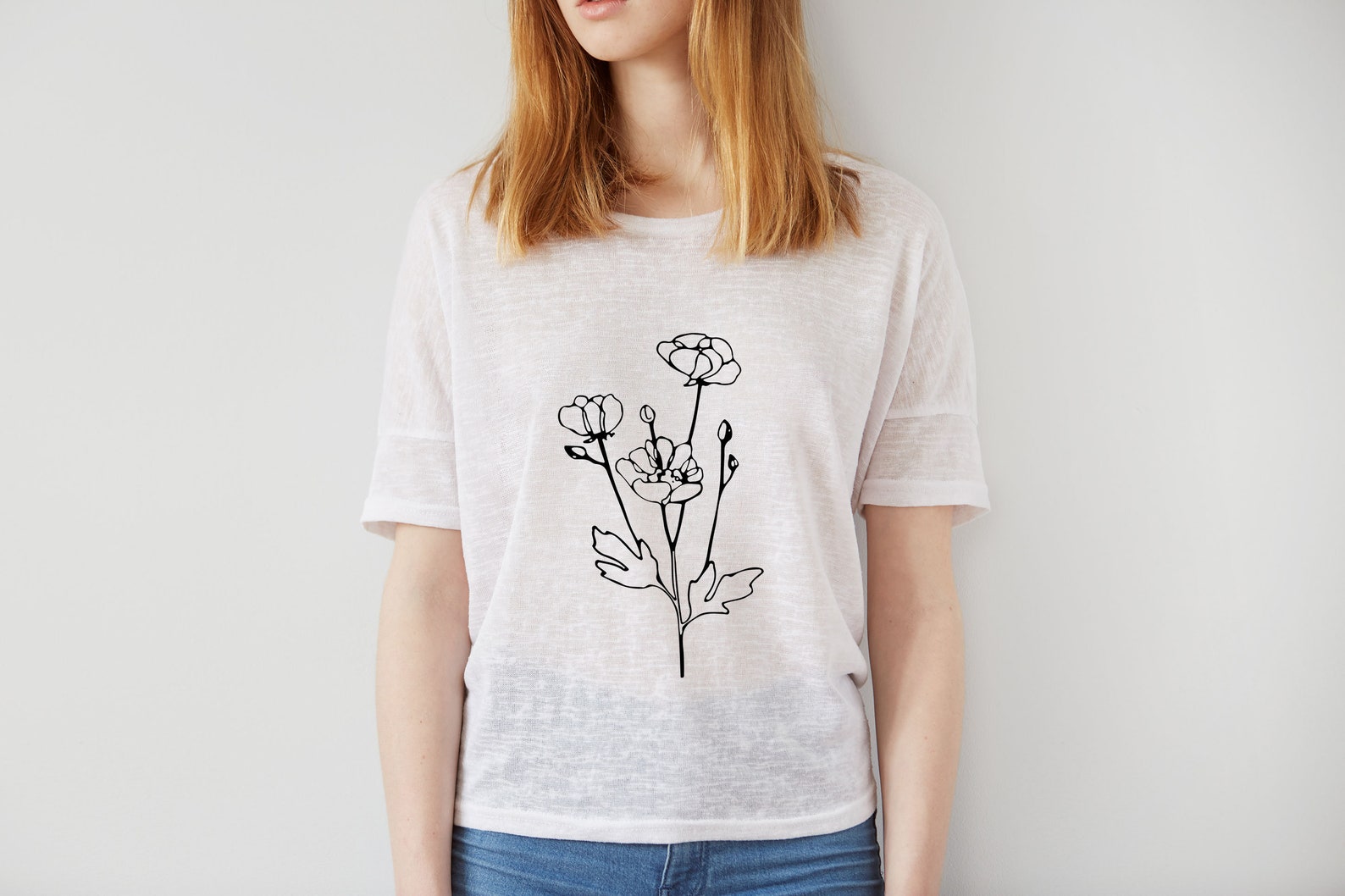 Free Free 218 Outline Wildflower Svg SVG PNG EPS DXF File