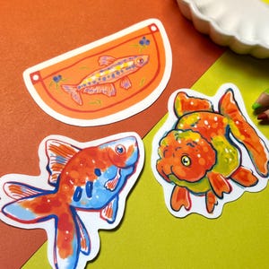 Fischartige Aufkleber Matte Vinyl