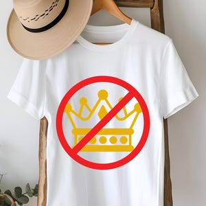 Pro Democracy No Kings In America Shirt, Anti Trump Patriotic Tee, Resist Maga Political Protest Shirt, 4th of July Activist Shirt