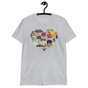 Marshall Heart | T-shirt | Home Is Where The Heart Is | West Virginia | Home | Hemd | WV Football | Marshall University | Donnernde Herde