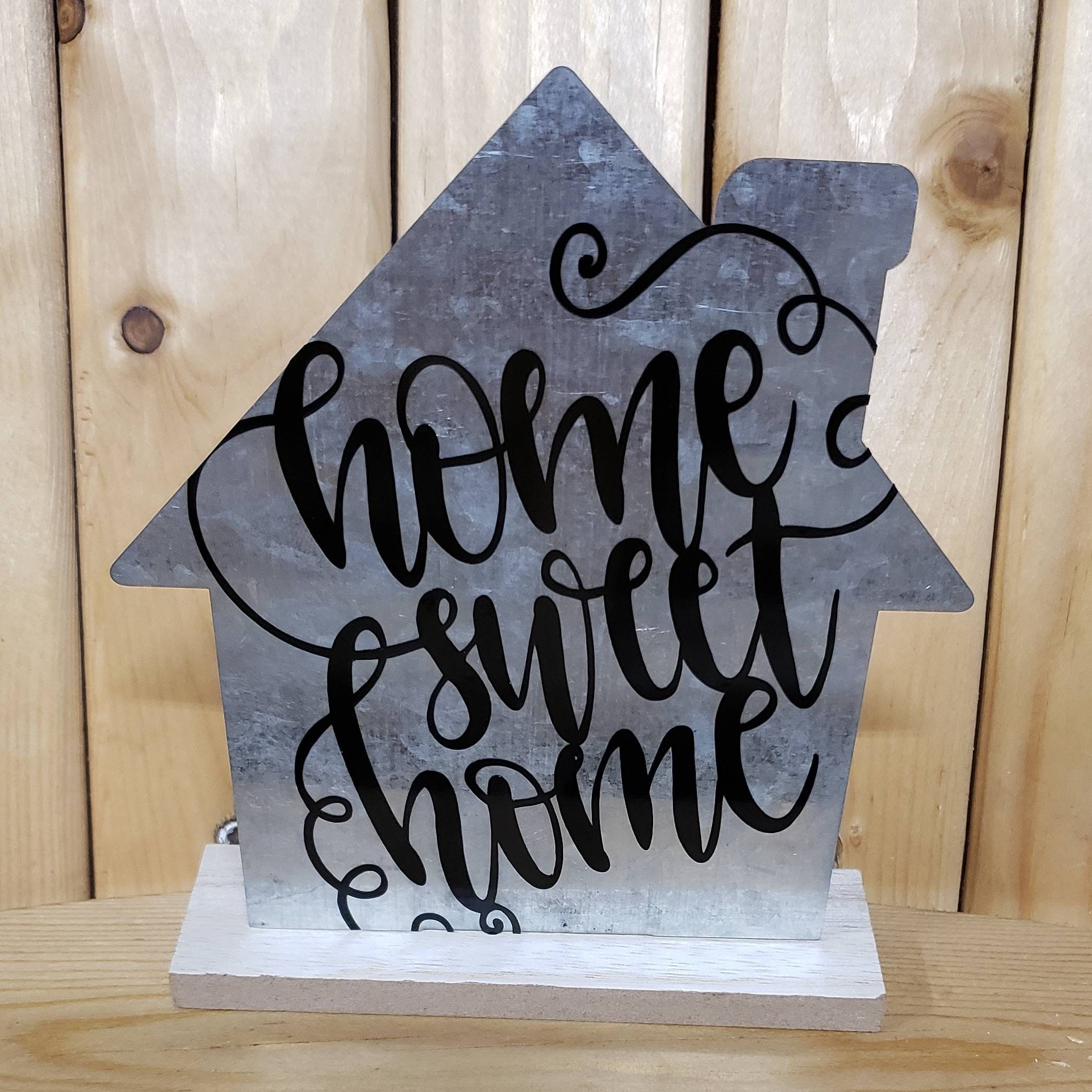 Home Sweet Home Metal Sign Etsy