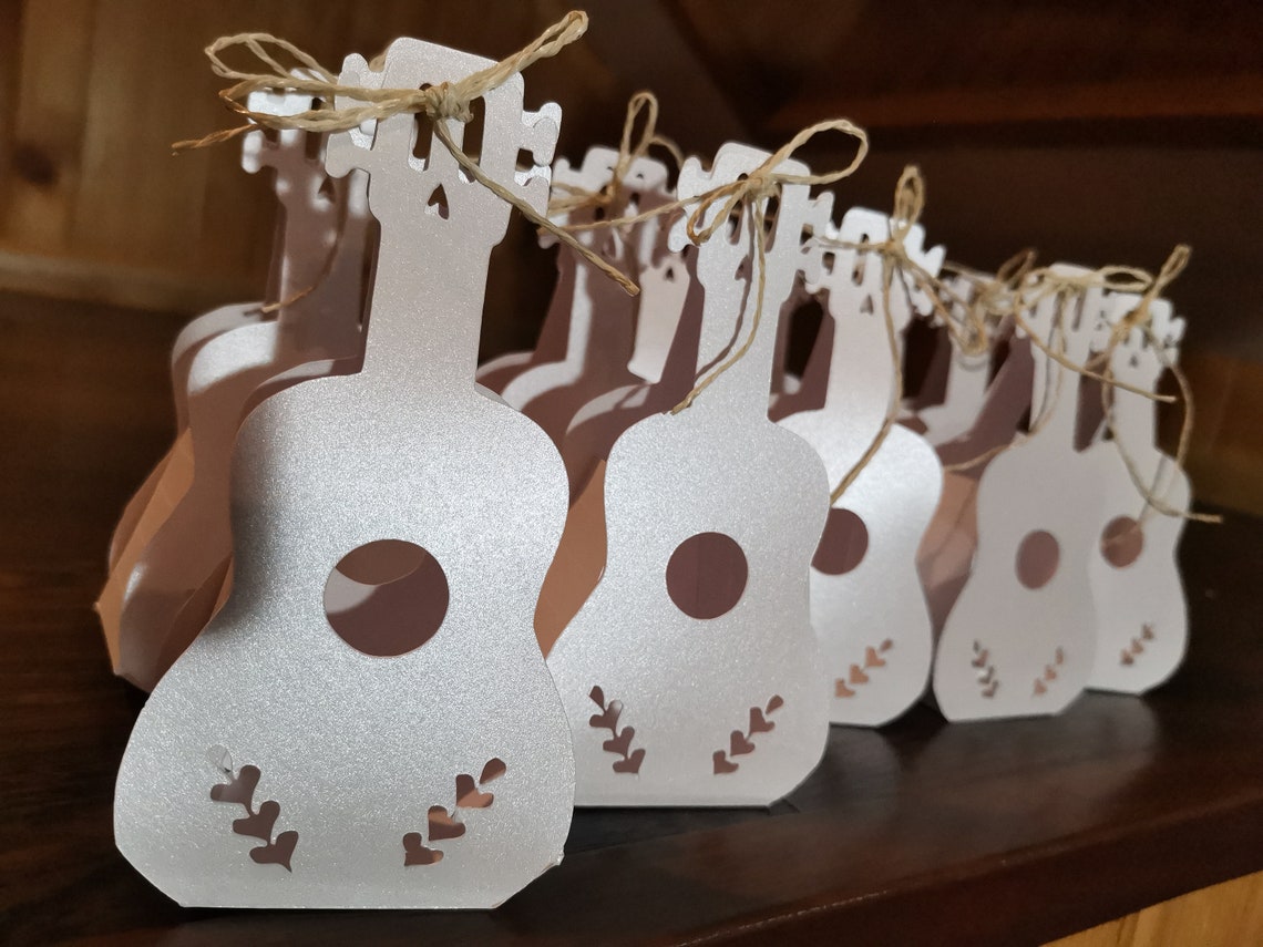 Coco Guitar candy box communion favor coco Party favor Etsy