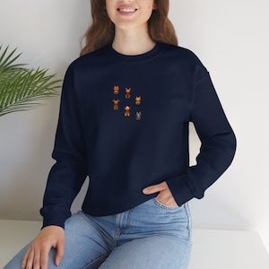 Stardew Valley Sweatshirt, Gift For Her, Stardew Valley Gifts, Gamer Gifts, Pixel Art, Stardew Valley Cat and Dog Gamer Gift,