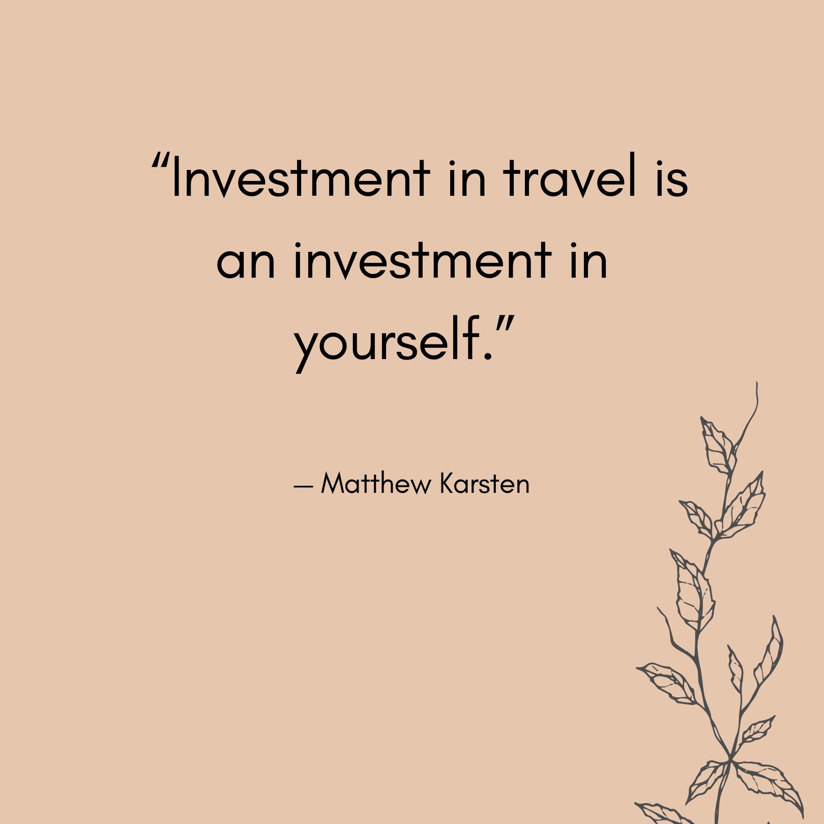 30 Travel Quotes About Life Posts and Canva Template for Social Media ...