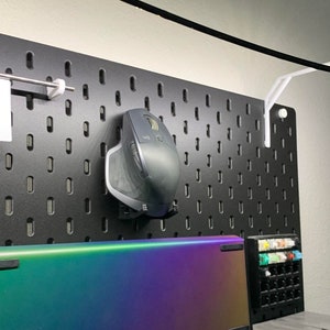 1 paar muisstandaard voor SKADIS | Senac LLC |  Display Gaming-muishouder Universeel ophangbord-organizeraccessoire