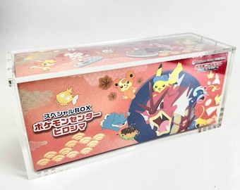 Premium Acrylic Display Case for Japanese Pokemon Center Special Box
