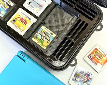 ニンテンドーDSiケース＆ゲームホルダー – カートリッジ34個収納可能